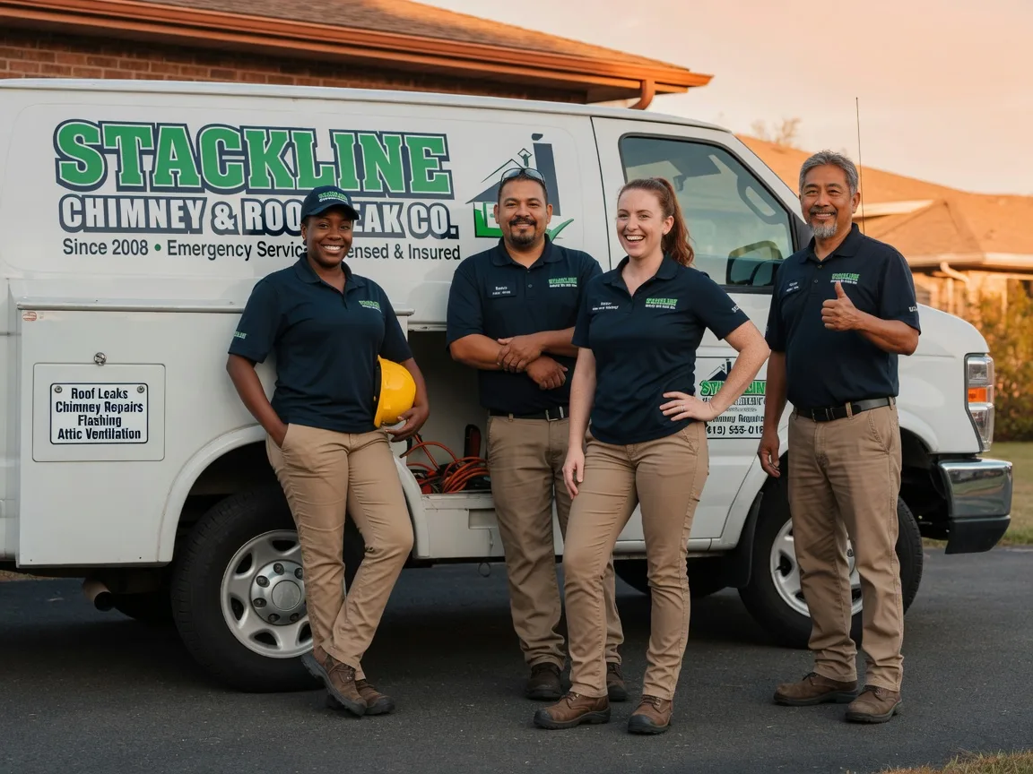 Chimney flashing repair company in Mappsville, VA